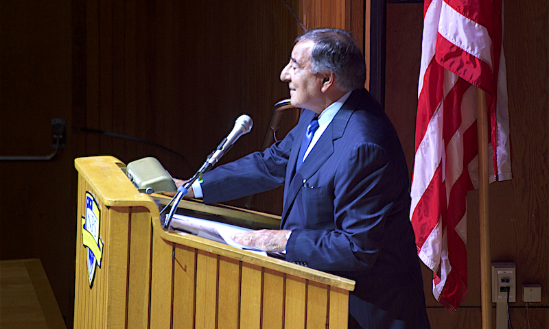 Former Defense Secretary Panetta Offers Latest NPS Guest Lecture