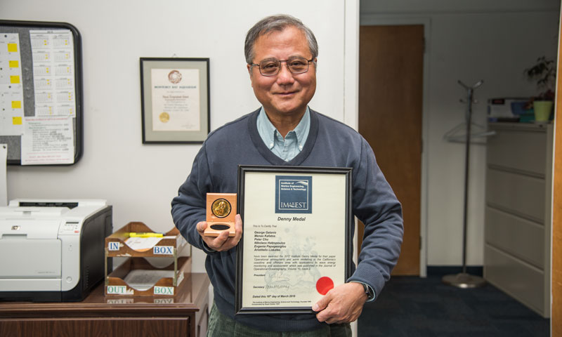 NPS Oceanography Chair Honored With Prestigious Denny Medal
