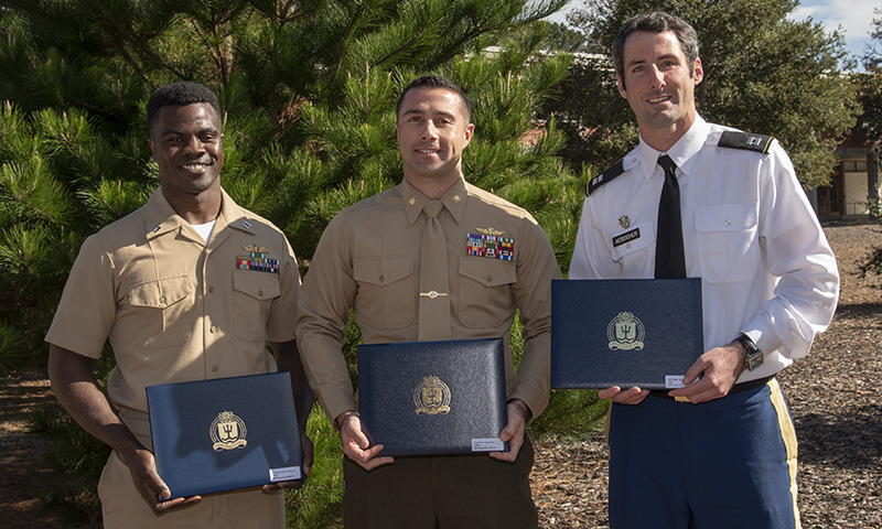 Naval War College at NPS Honors Top JPME Graduates