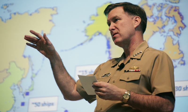Vice Chief of Naval Operations Outlines the Future Navy During SGL