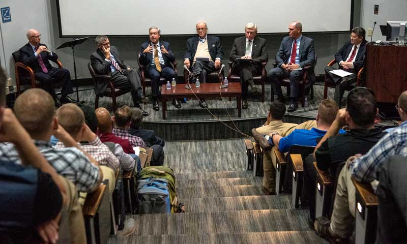 Defense Industry Leaders Hold Candid Panel Discussion for NPS Students