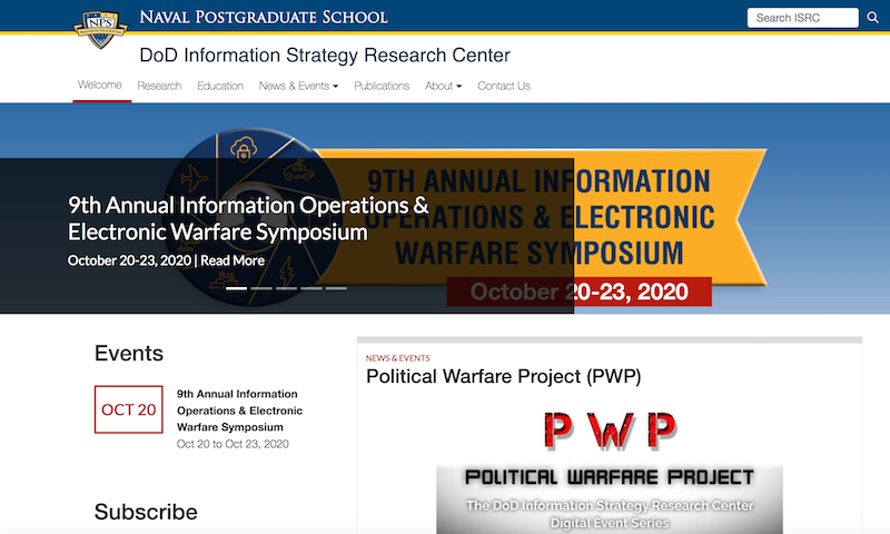 DOD Info Operations Center Launches New Name, Website