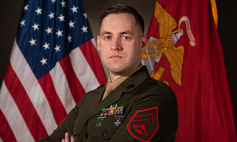 Enlisted Marine Earns Top Marine Corps Student Award
