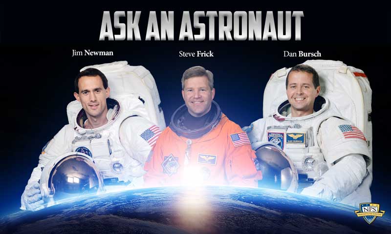 NPS Hosts “Ask an Astronaut” Connecting Military Children with Space Veterans