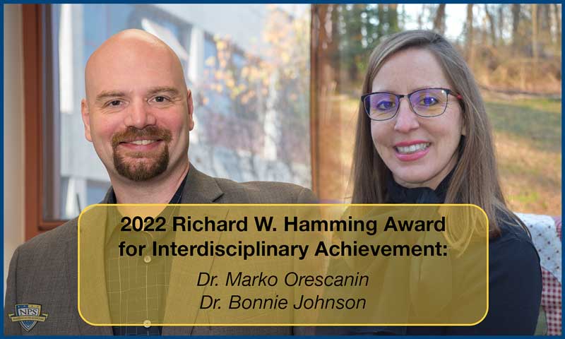 NPS Faculty Recognized for Interdisciplinary Work with Annual Hamming Award