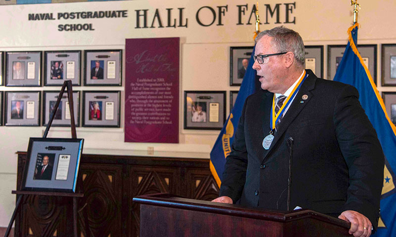 Former Deputy Secretary of Defense Robert O. Work Inducted as 25th Member of NPS Hall of Fame