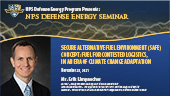 Energy Seminar Title Card - Mr. Erik Limpaecher